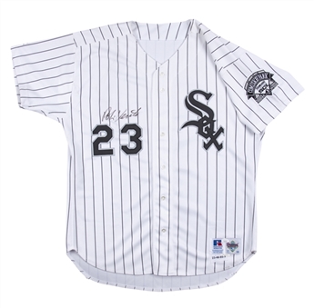 1993 Robin Ventura Game Used & Signed Chicago White Sox Home Jersey (MEARS A10 & JSA)